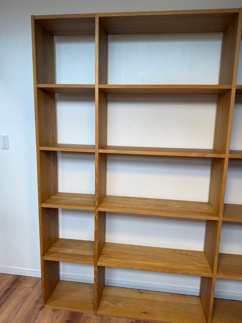 無印良品　スタッキングシェルフ　幅200×奥行２８．５×高さ200ｃｍ