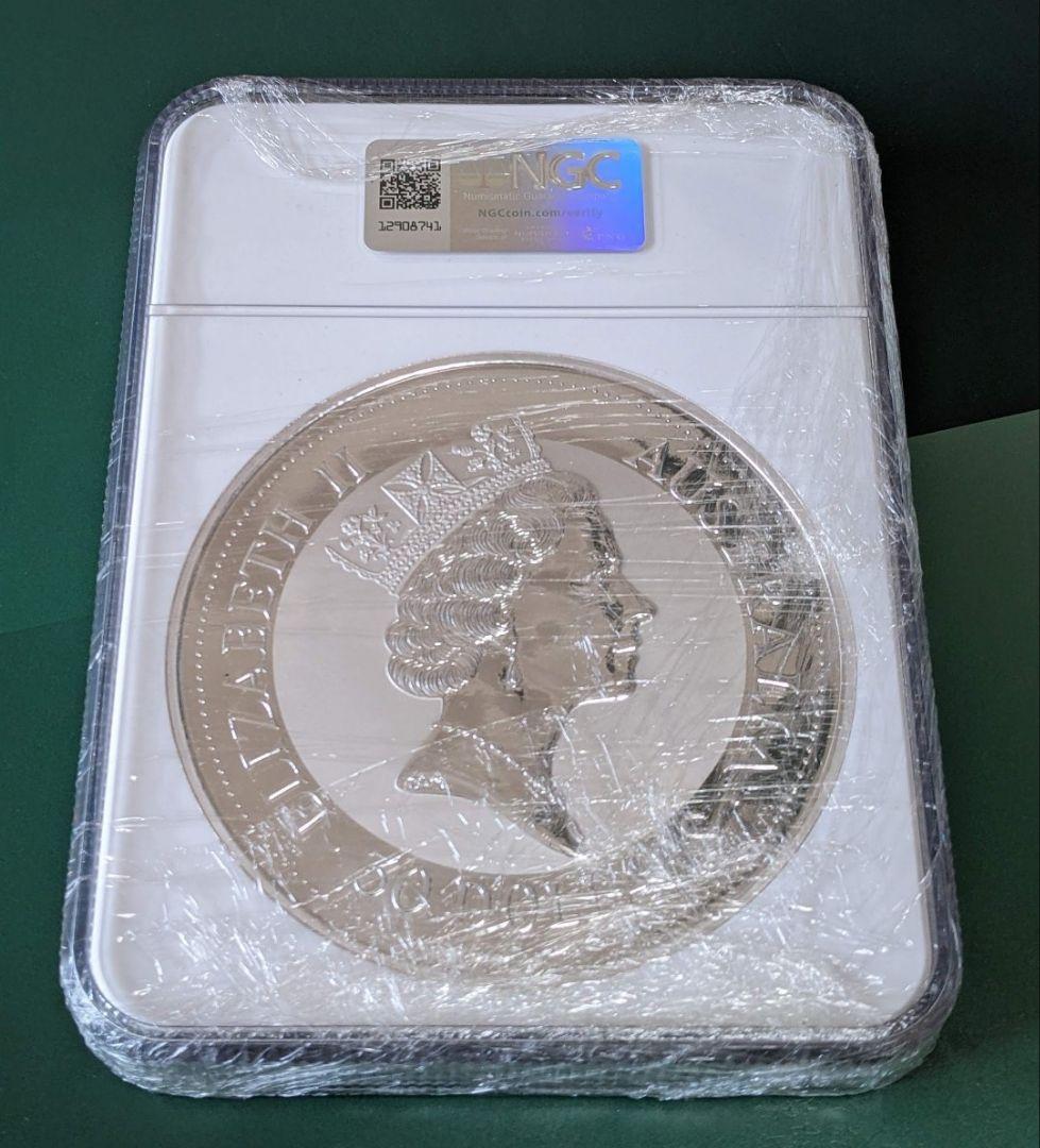 【１キロ銀貨・NGC MS66】オーストラリア 1992 クッカバラ３0ドル銀貨