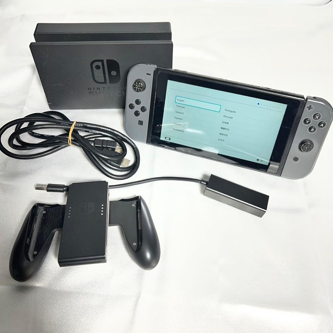 Nintendo Switch HAC-001 本体 グレー E74