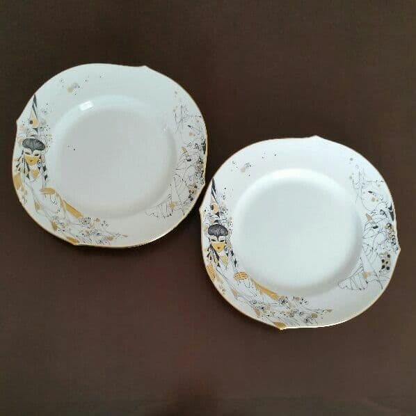 マイセン 祝賀舞踏会 22cmプレート 二枚セット