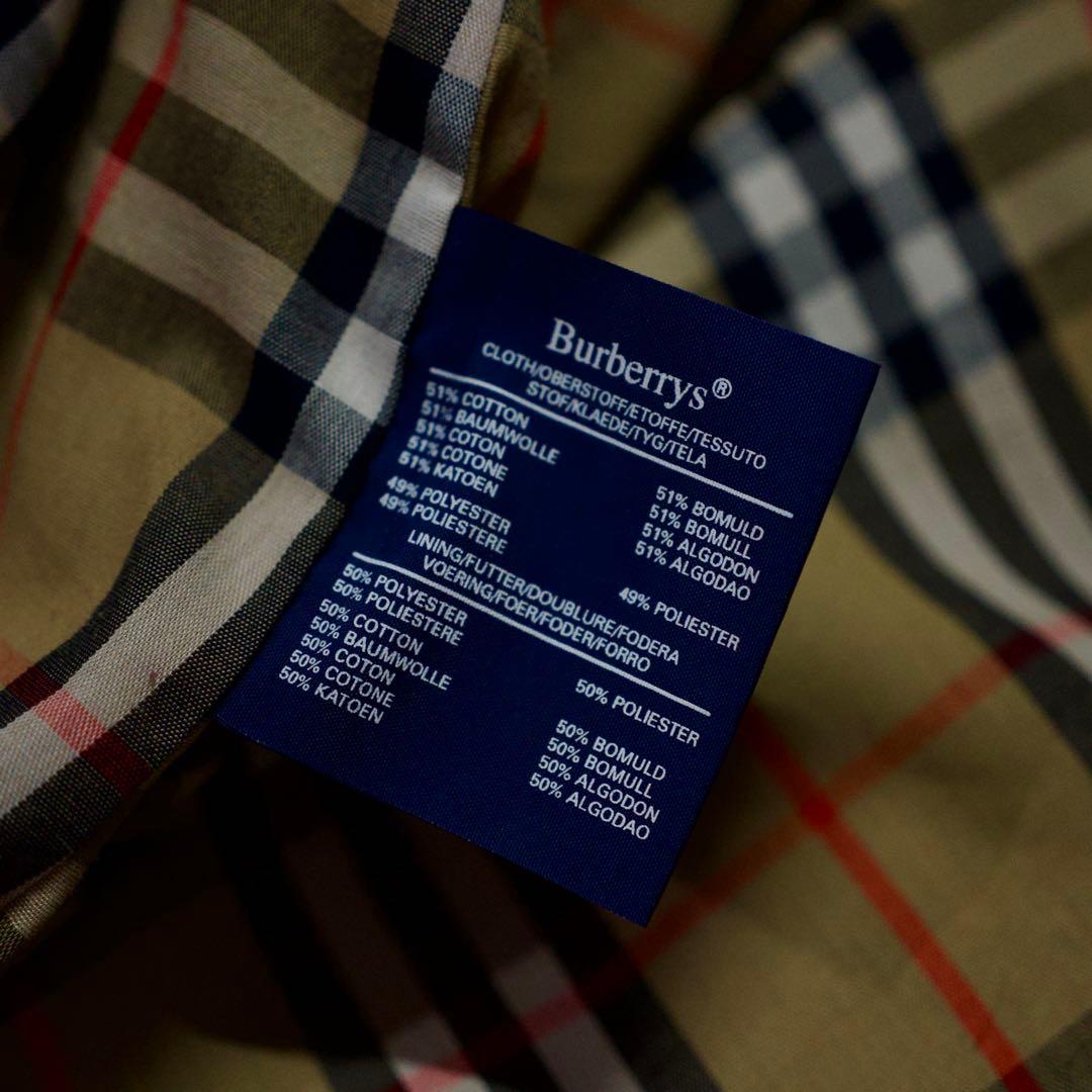 Burberrys トレンチコート 一枚袖 80s 90s ライナー付きベージュ