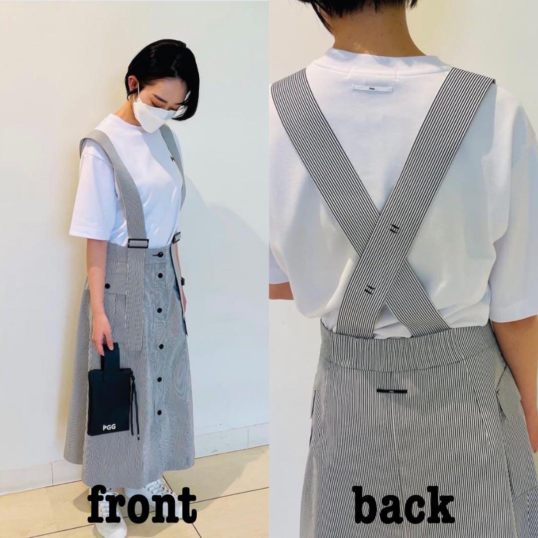 美品♡パーリーゲイツ♡Lee♡ジャンバースカート♡ブルー♡デニム♡リサイクル♡S