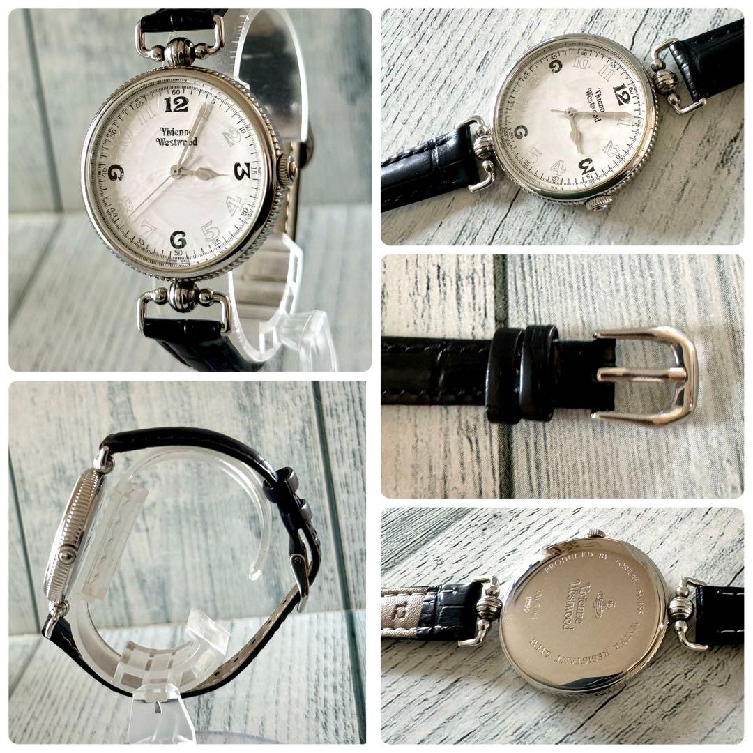 【電池交換済み】ヴィヴィアン 腕時計 アンティークウォッチ ホワイト