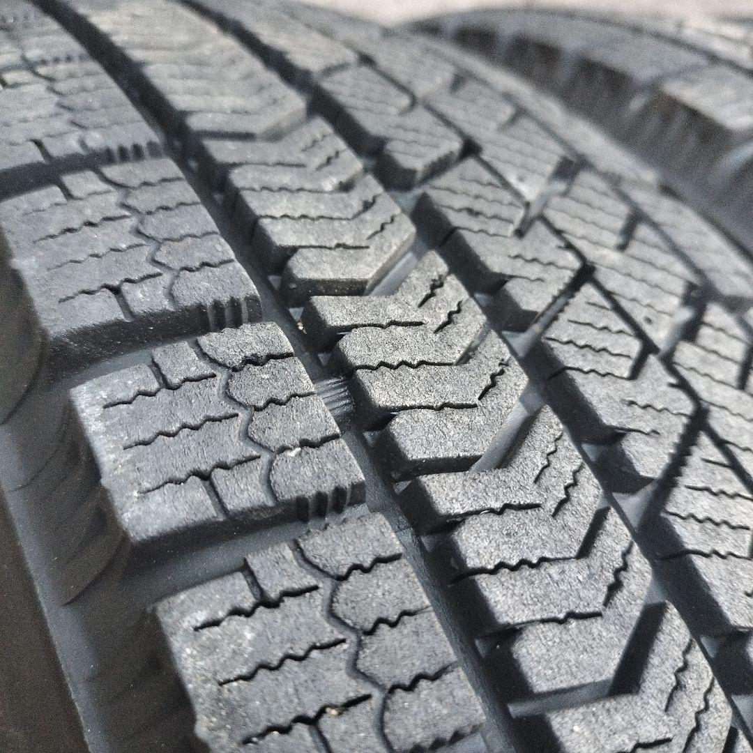 145/80R13 スチールホイル付きスタッドレスタイヤ4本セットの内2本 ②