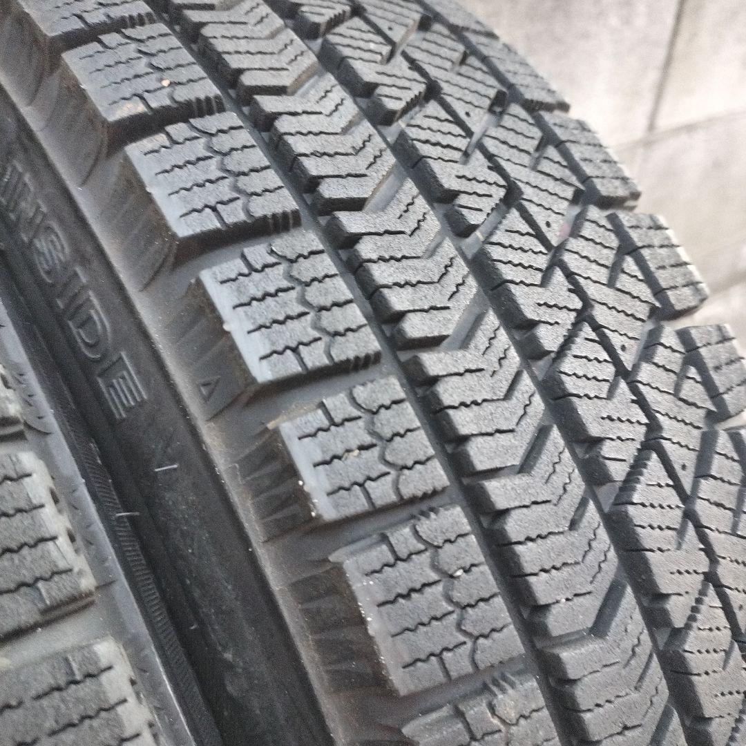 145/80R13 スチールホイル付きスタッドレスタイヤ4本セットの内2本 ②