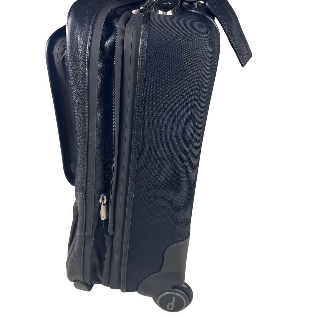【希少】美品 ダンヒル dunhill レザー キャリーバッグ ブラック