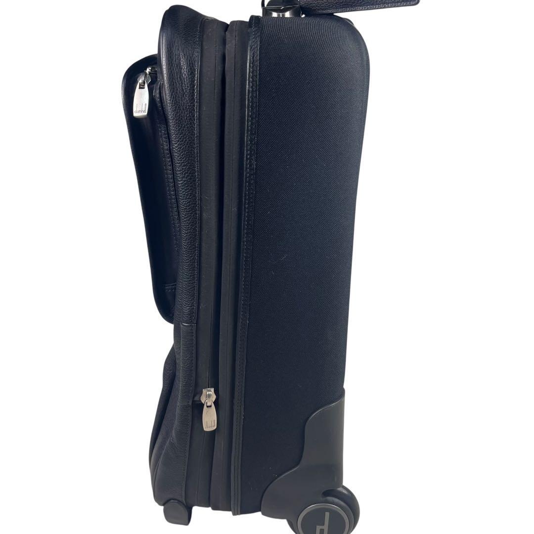 【希少】美品 ダンヒル dunhill レザー キャリーバッグ ブラック