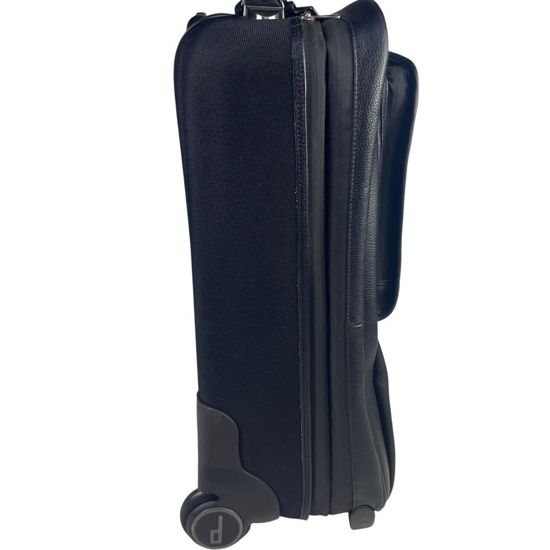 【希少】美品 ダンヒル dunhill レザー キャリーバッグ ブラック