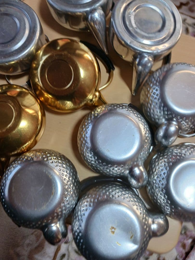 昭和レトロ時代 アルミ急須、薬缶、アンティーク13セット