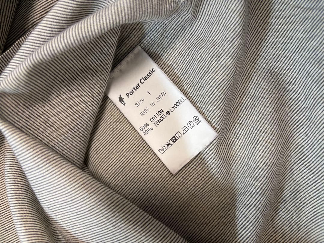 [合馬公式アカウント] Porter Classic グレー ストライプ