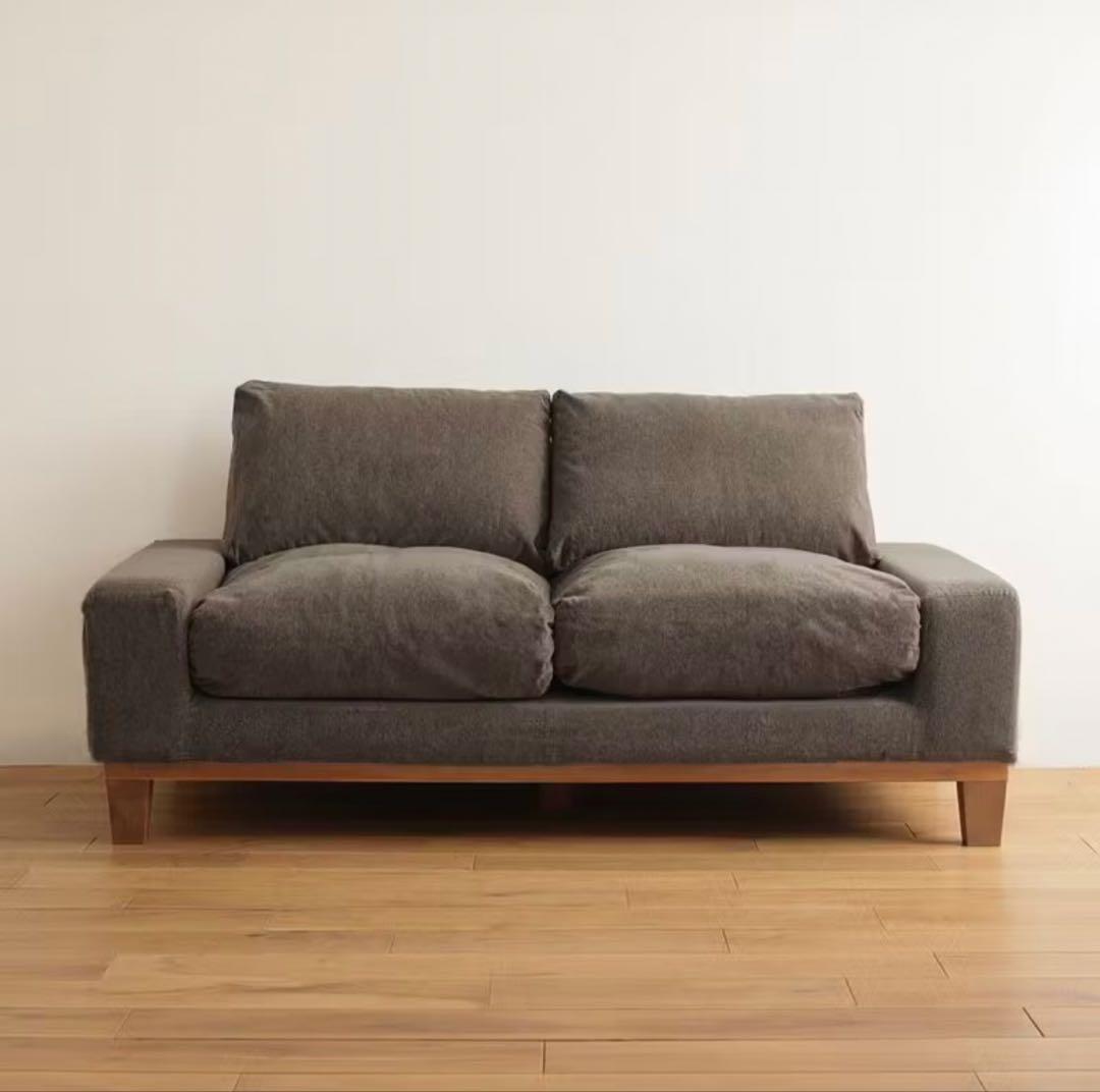 Re:CENO リセノ　2人掛けソファ　folk （12cm脚）