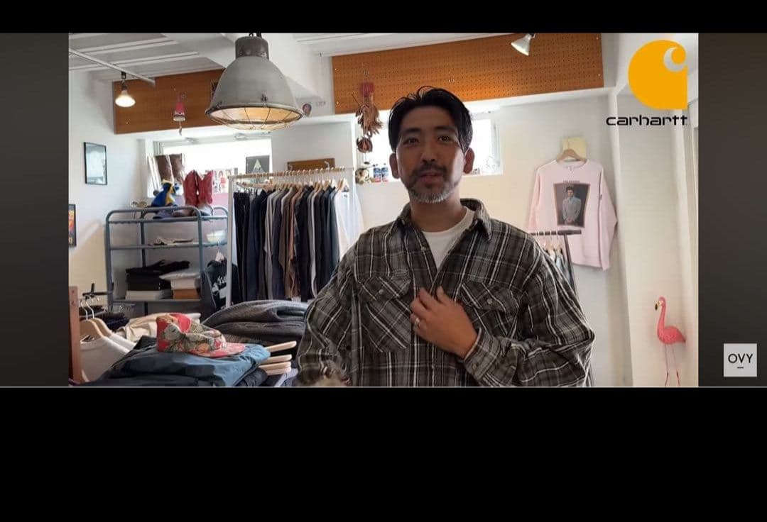 カーハート ネルシャツ メンズ M チェック ヴィンテージ 長袖シャツ 大人気