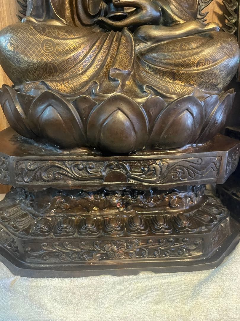 大型　仏像2体セット　青銅製