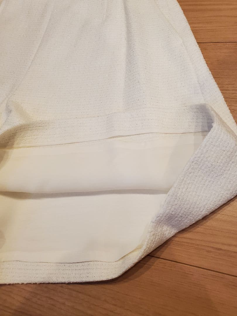 フォクシー　キュロット　ツイード　ほぼ新品です　40　ホワイト