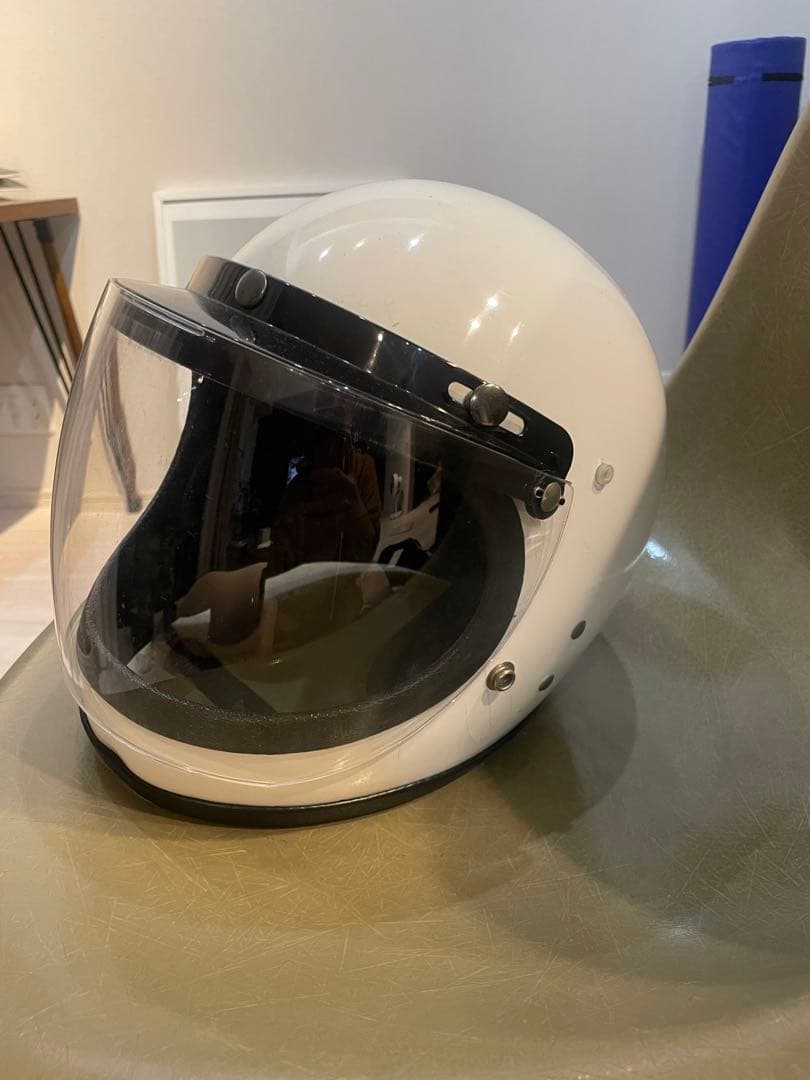 80s～90sジェットヘルメット ヴィンテージ ホワイト ジェット