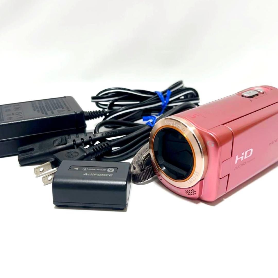極美品 SONY HDR-CX270V ビデオカメラ ピンク デジタルカメラ