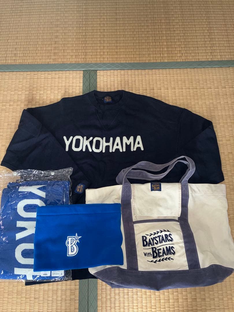 BEAMSコラボYOKOHAMA スウェット L 、トートバッグ、スヌード他