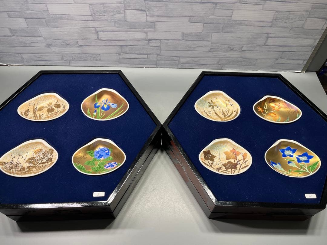 貝合わせ　貝皿　24枚(12組)入り　貝桶　六段　雛祭り