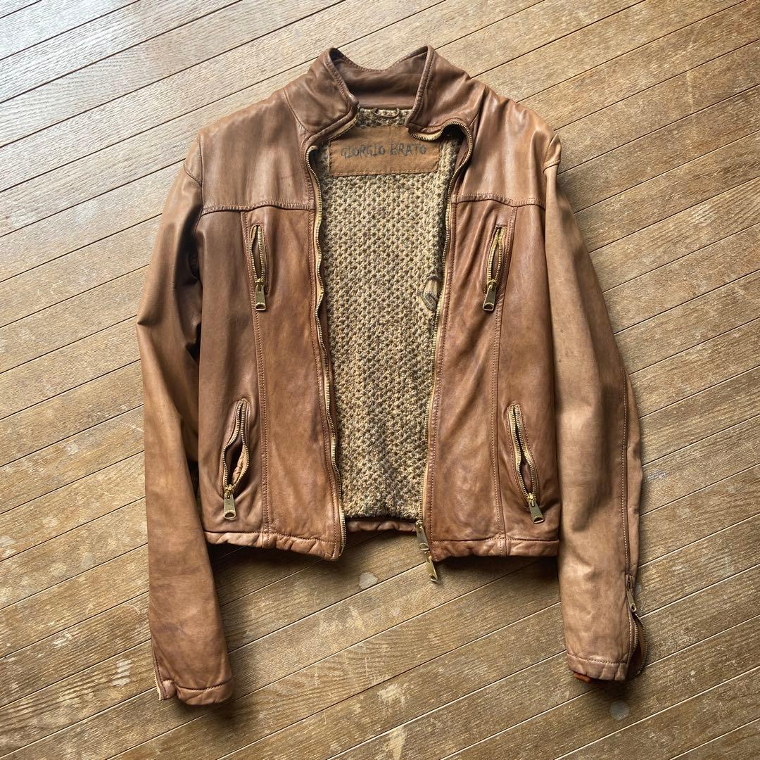 ジョルジオブラット　レザージャケット