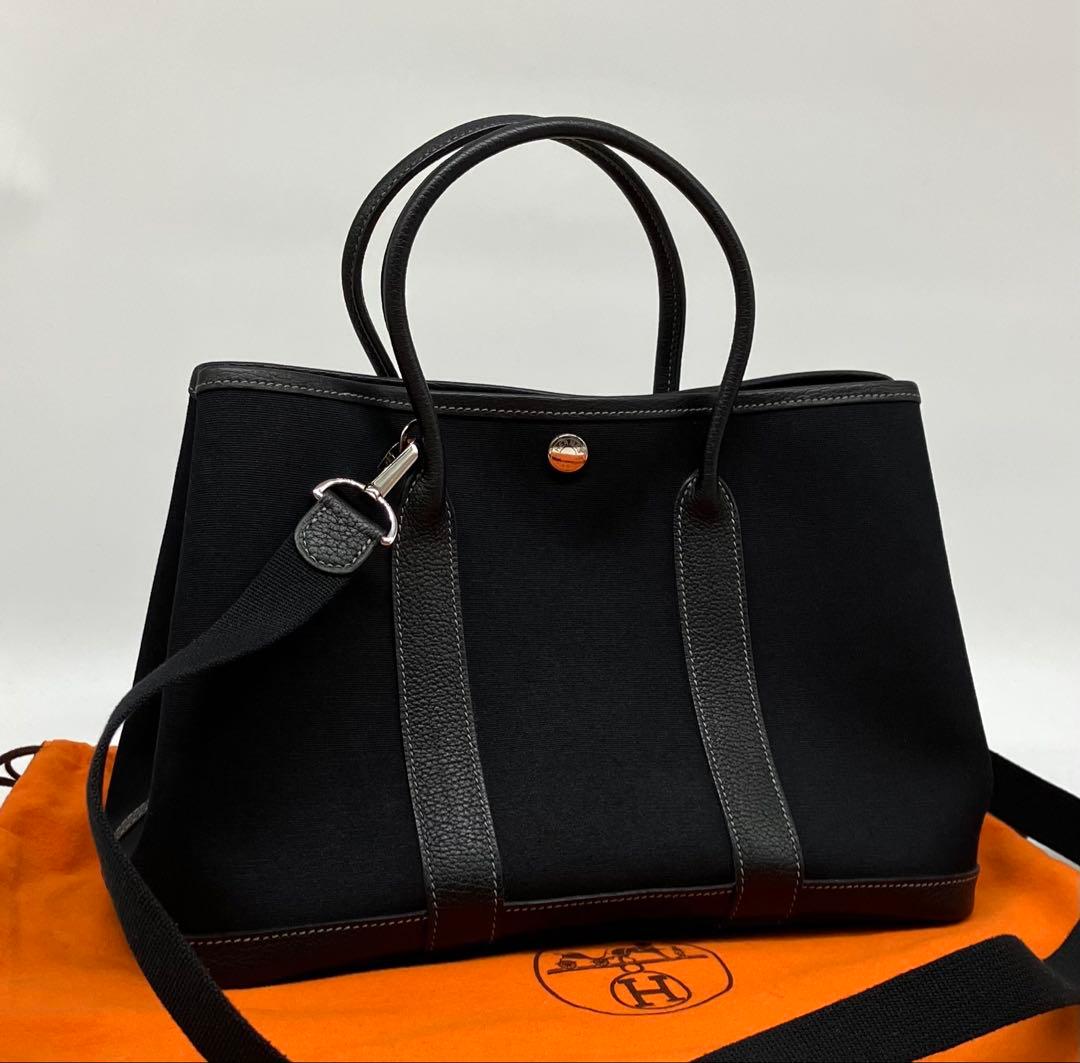 ⭐️ MAA エルメス ガーデンパーティ TPM トートバッグ ブラック