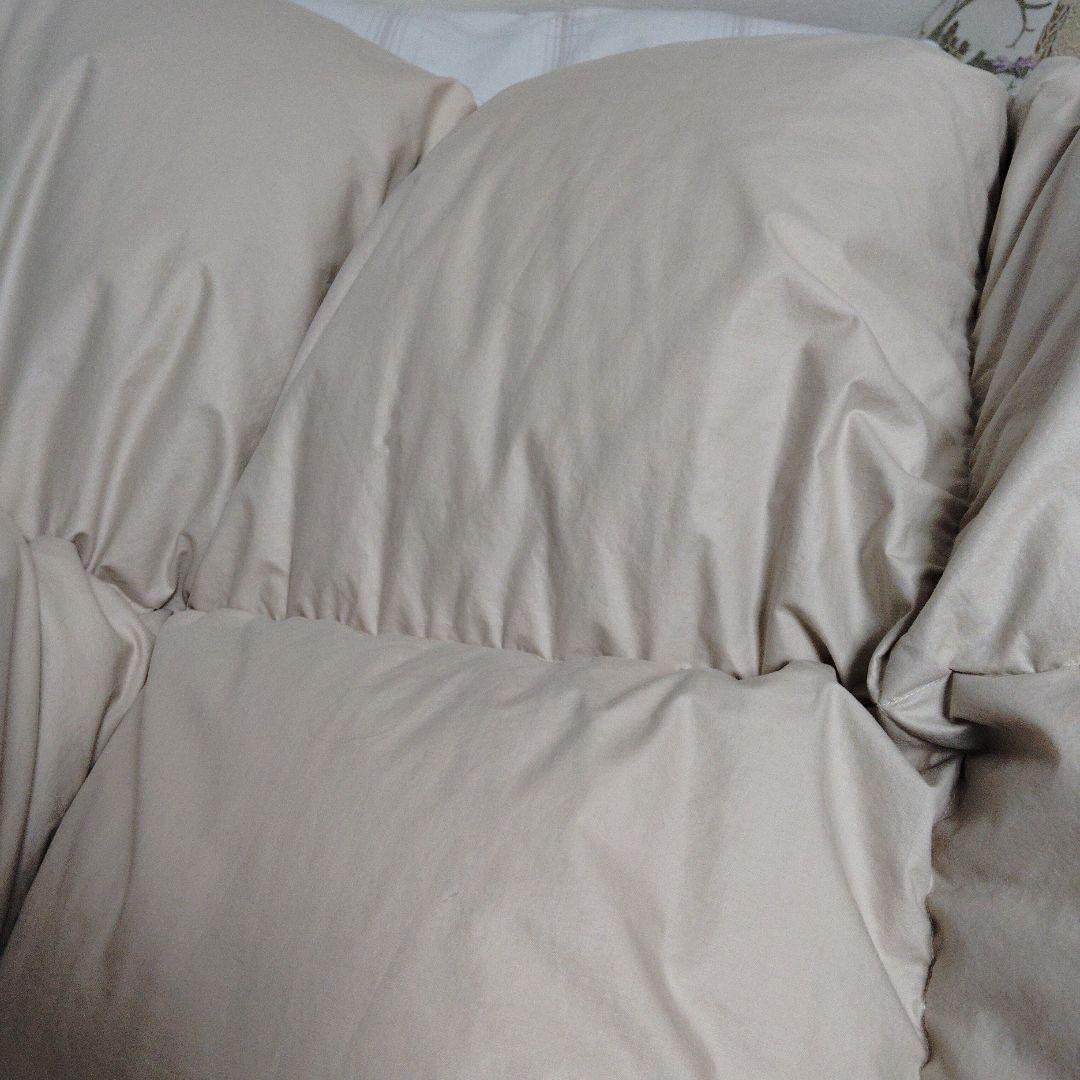 158×210cm 高級羽毛布団　フランスベッド　シングル　掛け布団