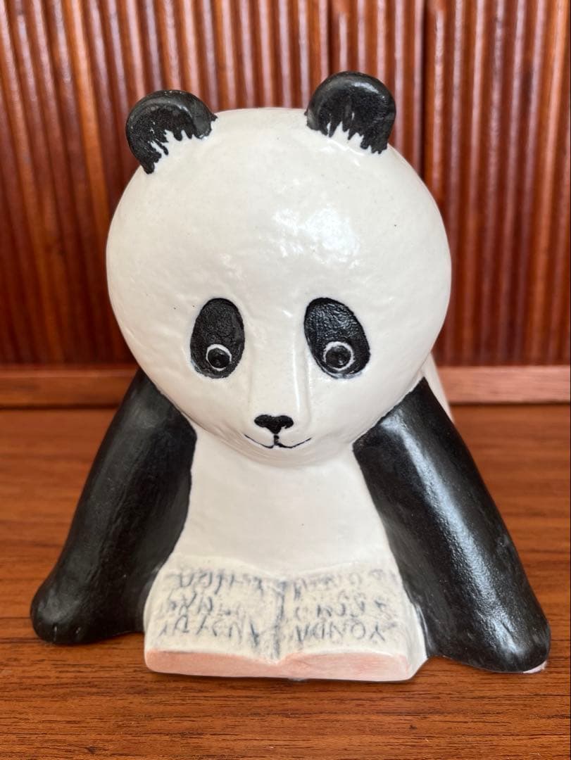 非売品　リサラーソン　パンダ　陶器　yonda? 箱有り　おまけ付き