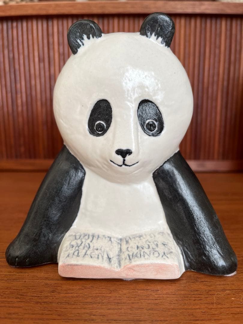非売品　リサラーソン　パンダ　陶器　yonda? 箱有り　おまけ付き
