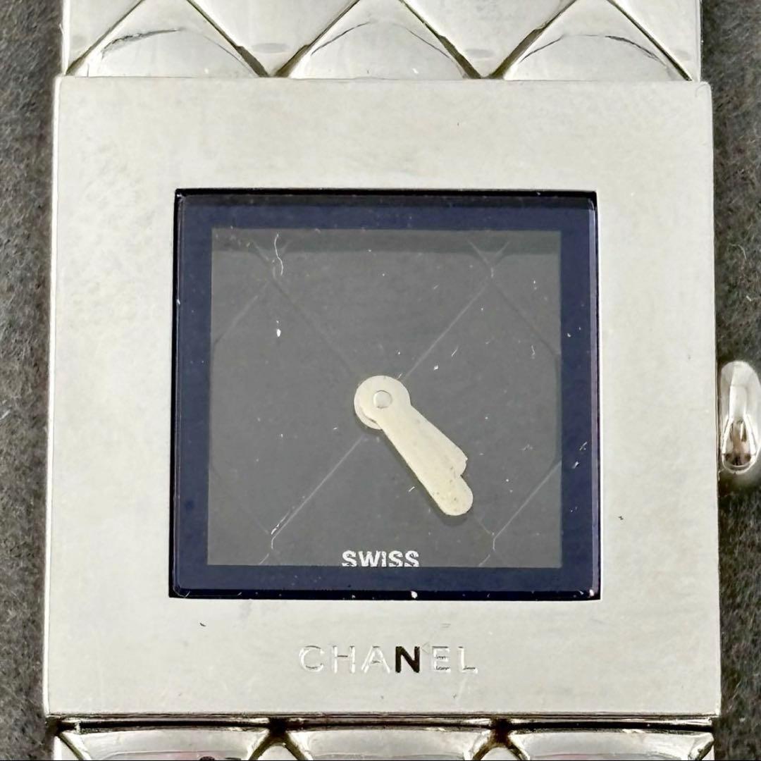 CHANEL シャネル　マトラッセ　腕時計　シルバー　美品　1237