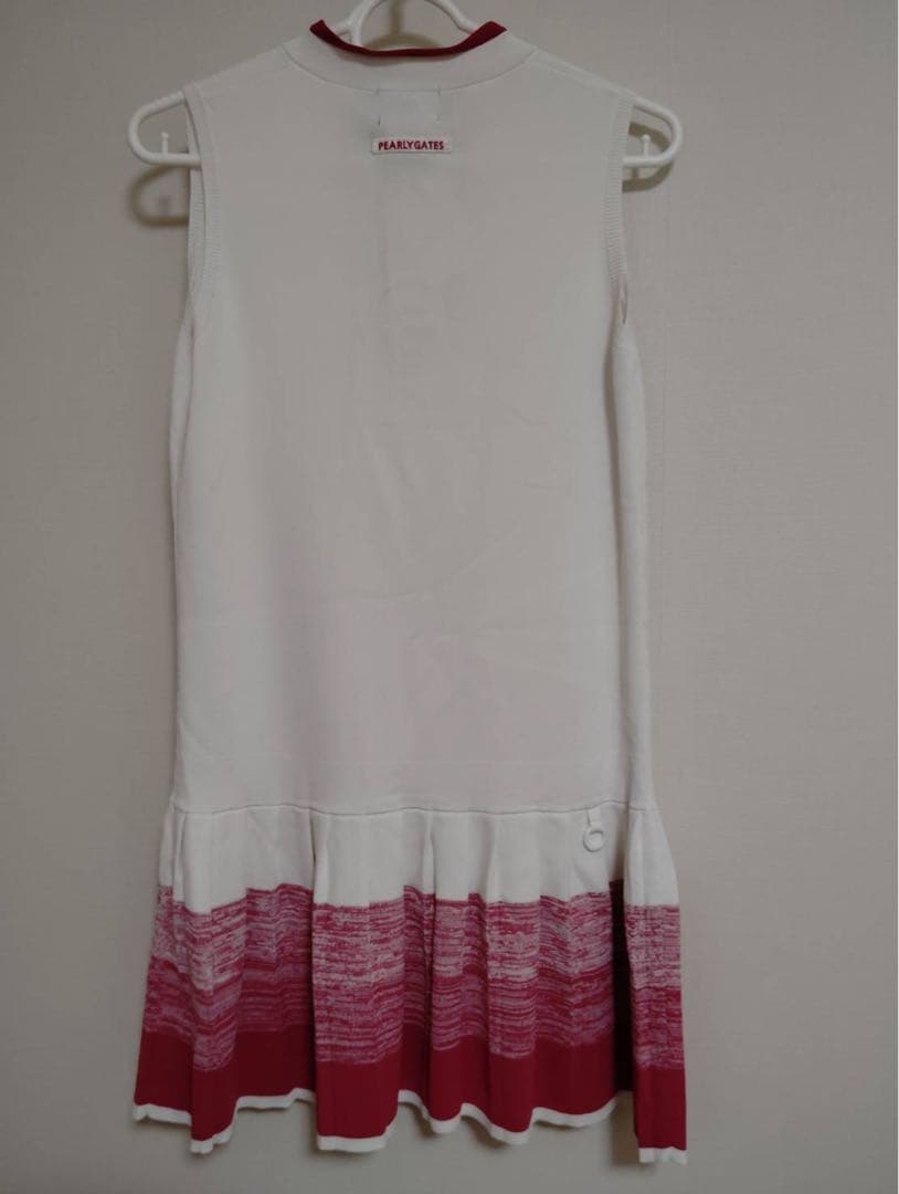 新品PEARLYGATESパーリーゲイツレディースノースリーブワンピース光栓50