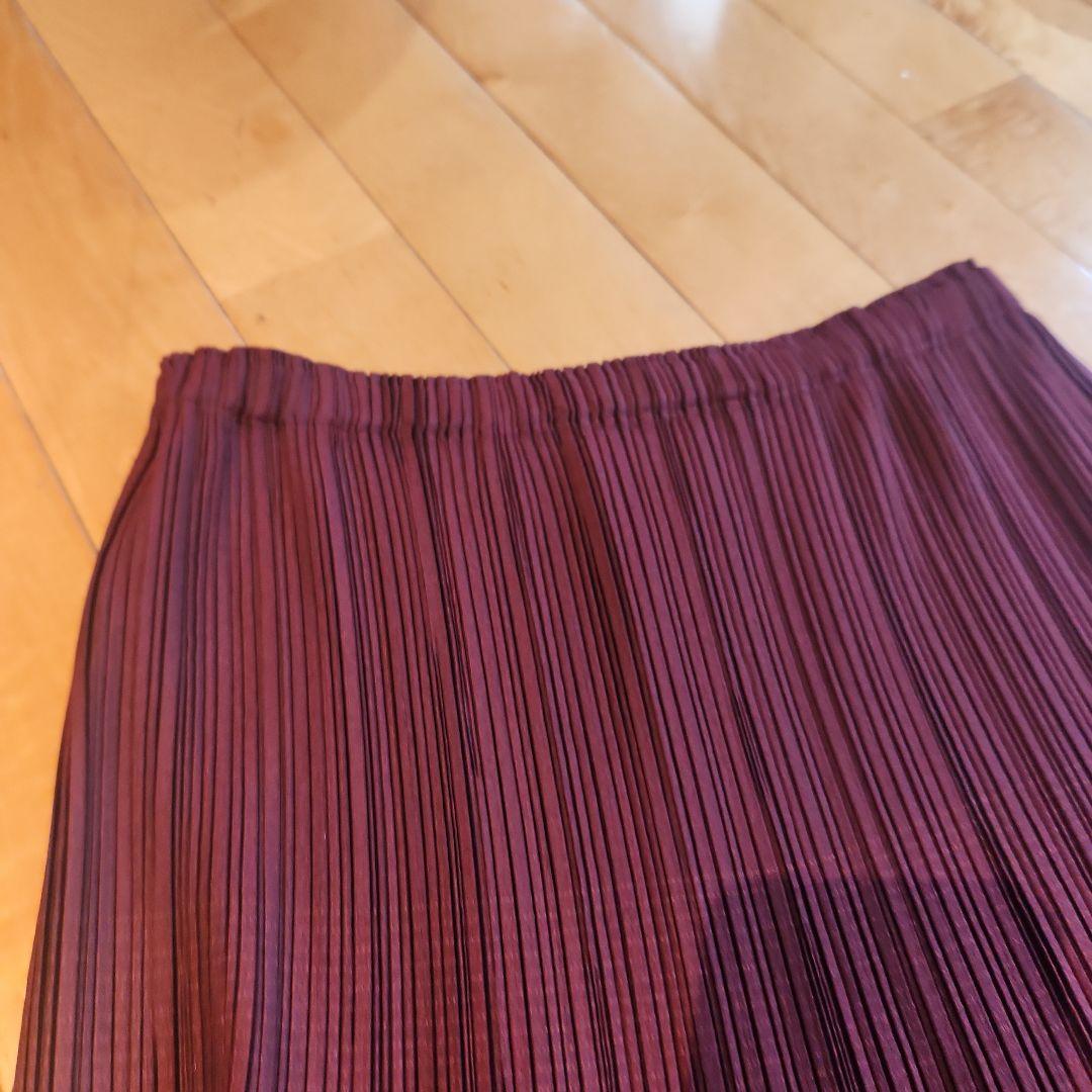 イッセイミヤケ　スカート グラデーション