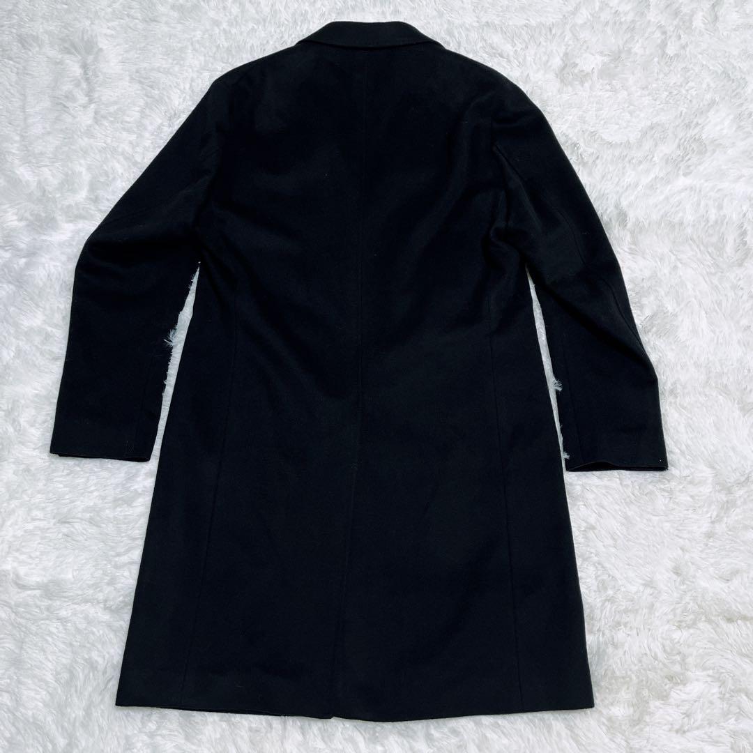 《極美品 2025 現行品》EDIFICEチェスターコート ウールカシミヤ 黒