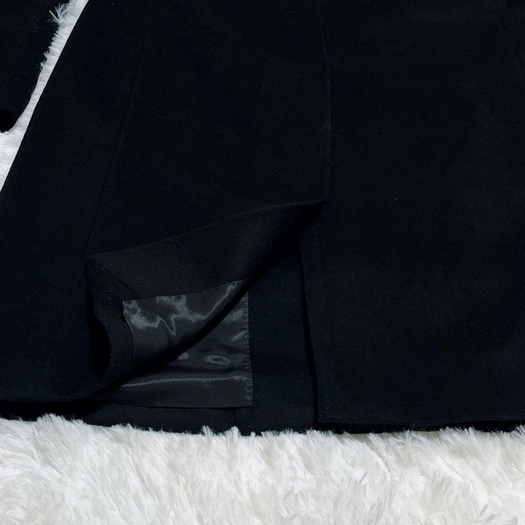 《極美品 2025 現行品》EDIFICEチェスターコート ウールカシミヤ 黒