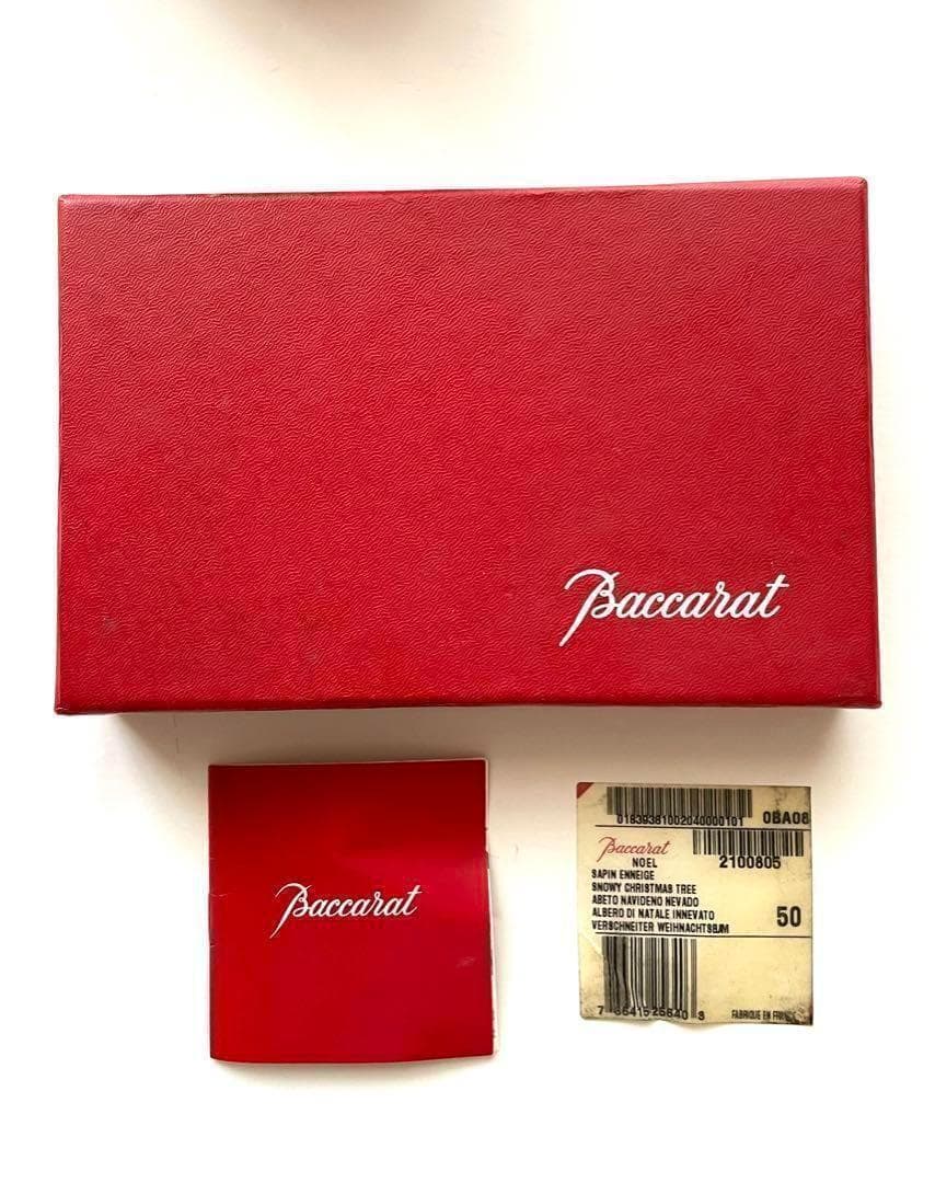 バカラ クリスマスツリー ノエル オーナメント オブジェ Baccarat 美品