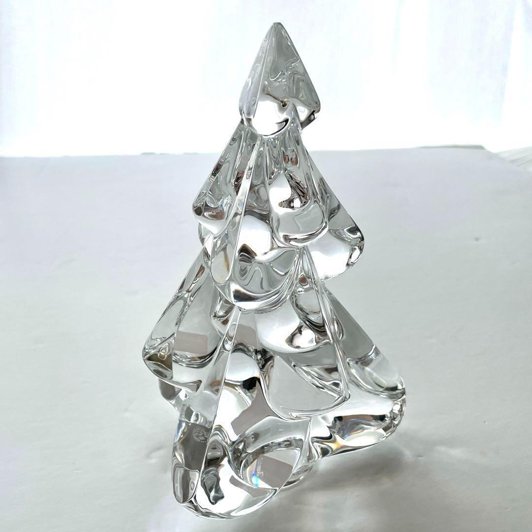 バカラ クリスマスツリー ノエル オーナメント オブジェ Baccarat 美品