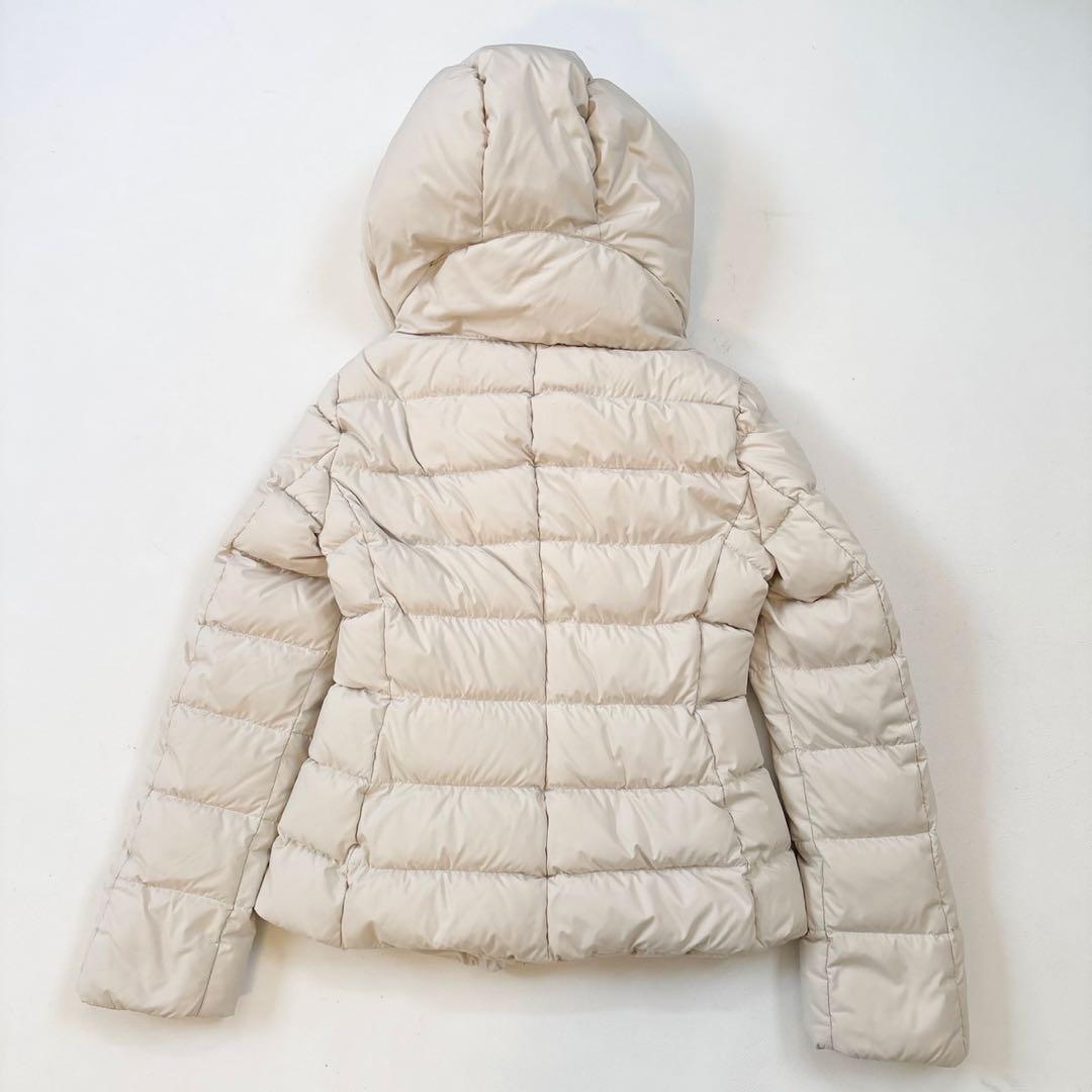 ヘルノ ポーラテック フードショートダウン ジャケット ライトベージュ 42