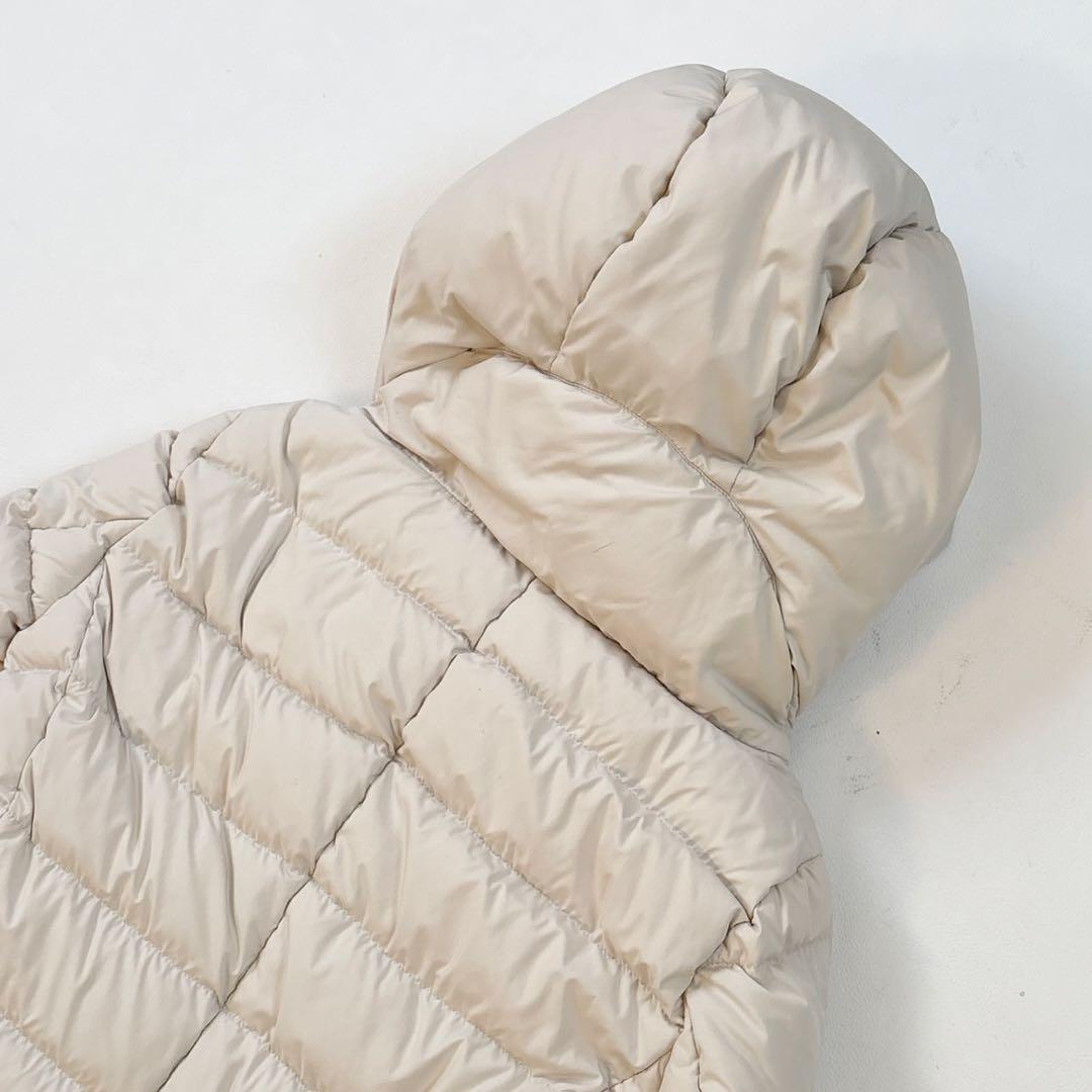 ヘルノ ポーラテック フードショートダウン ジャケット ライトベージュ 42