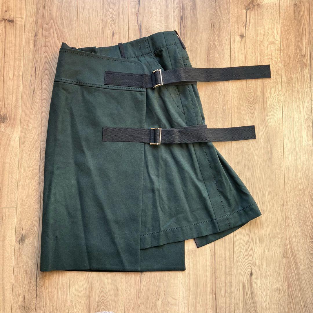 sacai✸ウールラップスカート✸16-02871