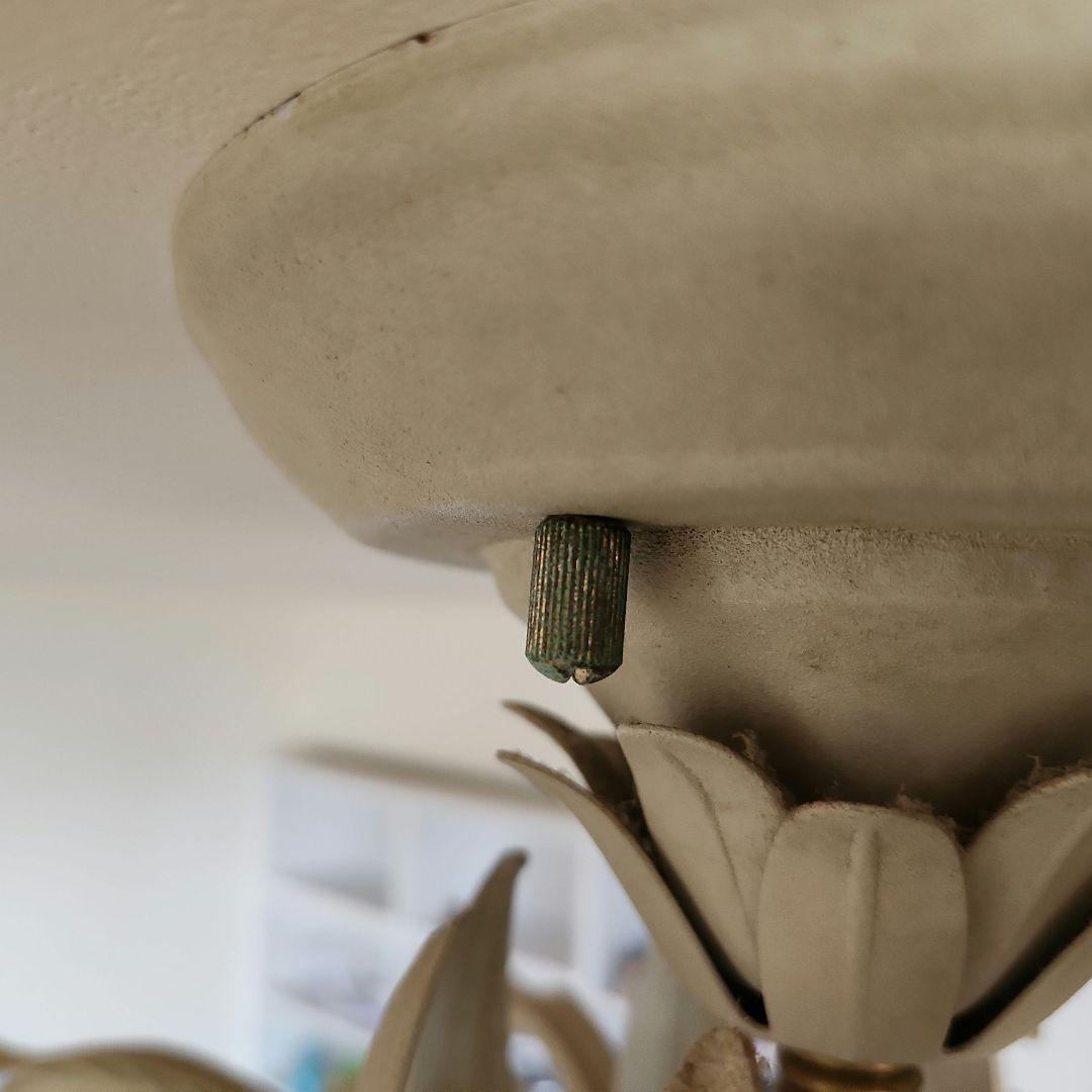 フラワー型シェード 6灯シーリングライト/シャンデリア