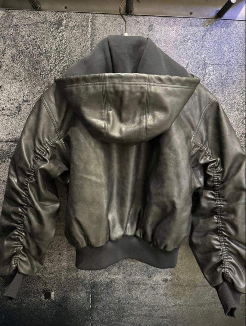 新品M Adilenium シーズン3 フェイクレザージャケットJX9225