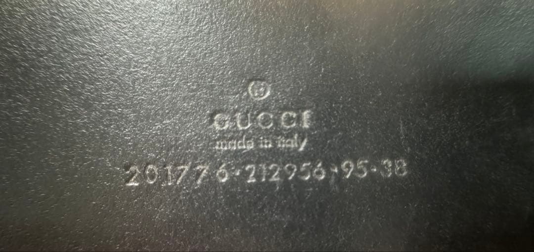 GUCCI グッチ GG柄 ベルト 黒