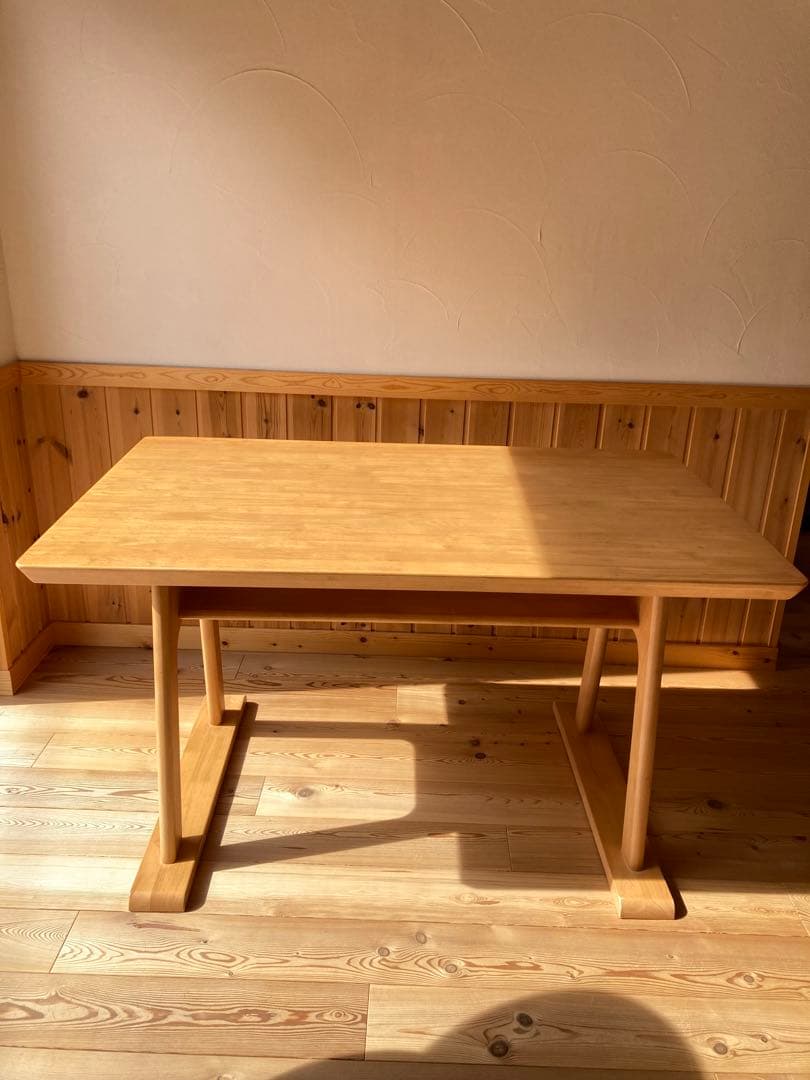 ナチュラルウッド 長方形 テーブル