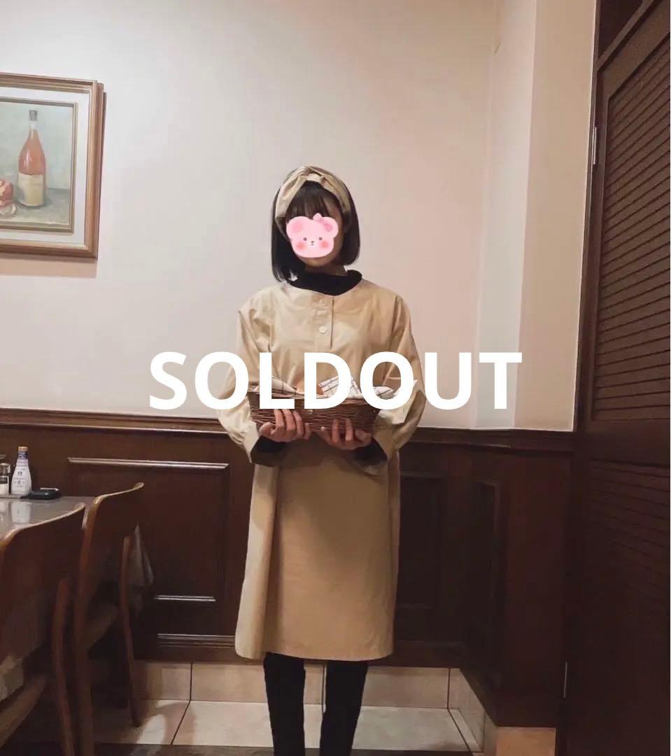 おしゃれ割烹着　エプロン　ワンピース