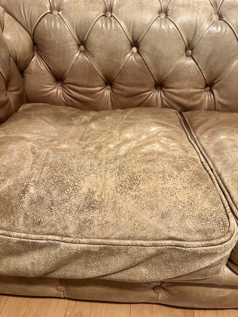 HALO ソファ　ケンジントン　ベージュ　キャメルレザー　KENSINGTON