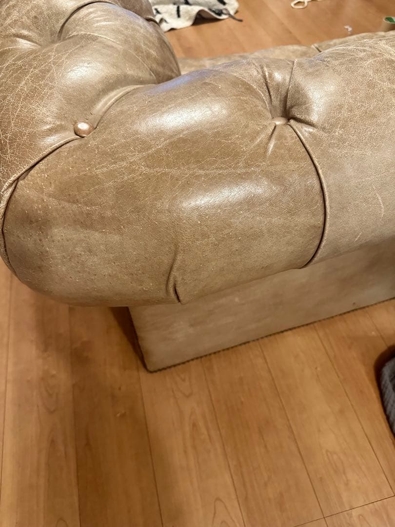 HALO ソファ　ケンジントン　ベージュ　キャメルレザー　KENSINGTON