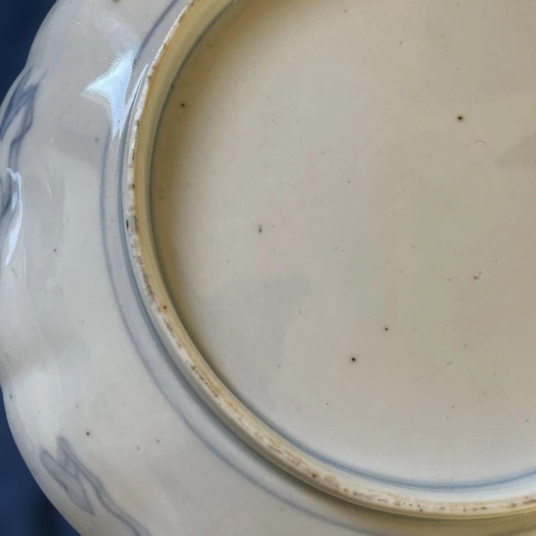 ♦骨董♦7寸皿2枚セット♦色絵♦