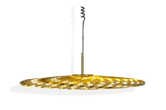 トムディクソン スプリングペンダントライト ミディアム ブラス 展示品 極美品