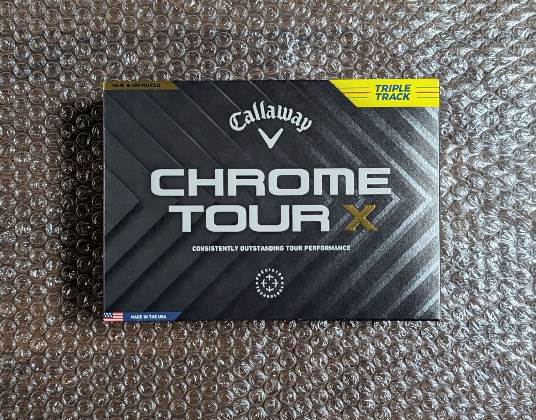 新品　キャロウェイ クロムツアーX イエロー トリプルトラック　3ダース