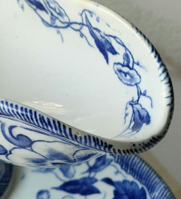 希少　クレイユモントロー　FLORA　ソーシエール　フランスアンティーク