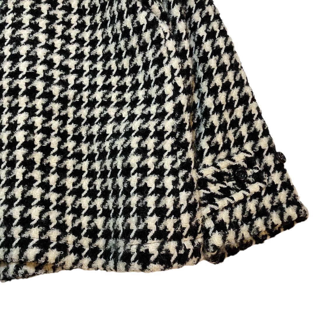 tricot COMME des GARCONS　ショートダッフルコート　千鳥