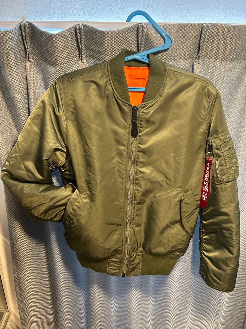 ALPHA INDUSTRIES MA-1 フライトジャケット オリーブ L